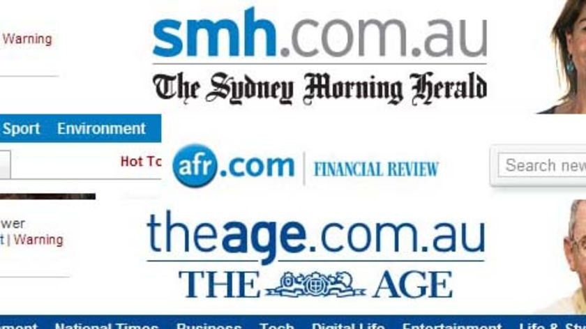 The Fairfax mastheads online