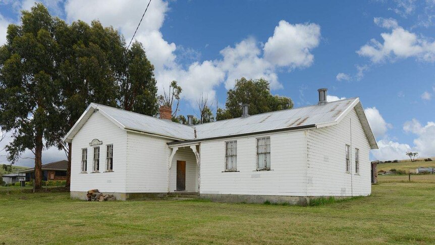 Exterior of the St Mary's Anglican Church in Gretna on the Lyell Highway in Tasmania