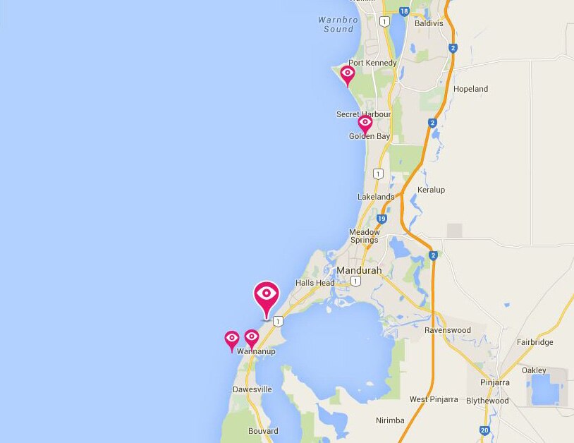 Map Of Mandurah And Surrounds Shark Attack Victim Ben Gerring Has Surgery After Losing Leg - Abc News