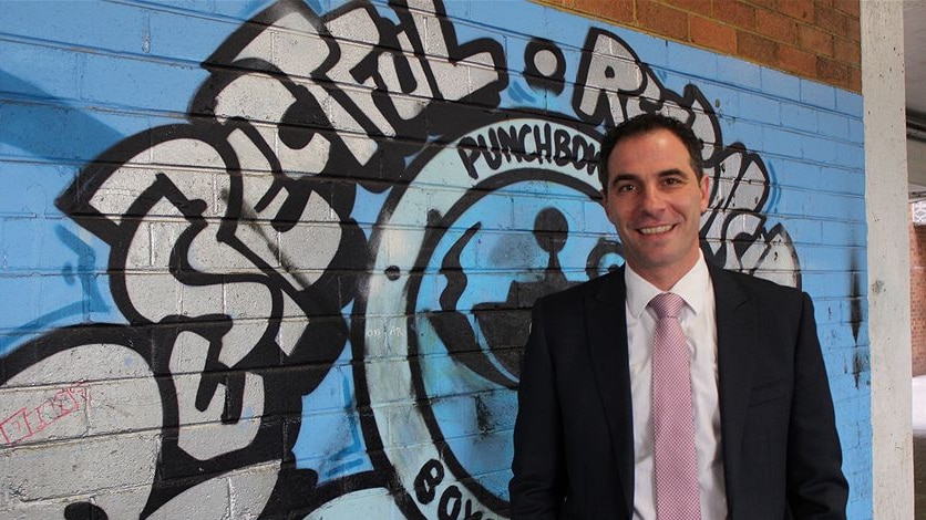 Jihad Dib, Principal of Punchbowl Boys High. Opposition leader John Robertson has nominated him for preselection for the seat of Lakemba in Sydney's west.