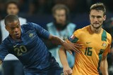 Socceroos midfielder James Holland against France