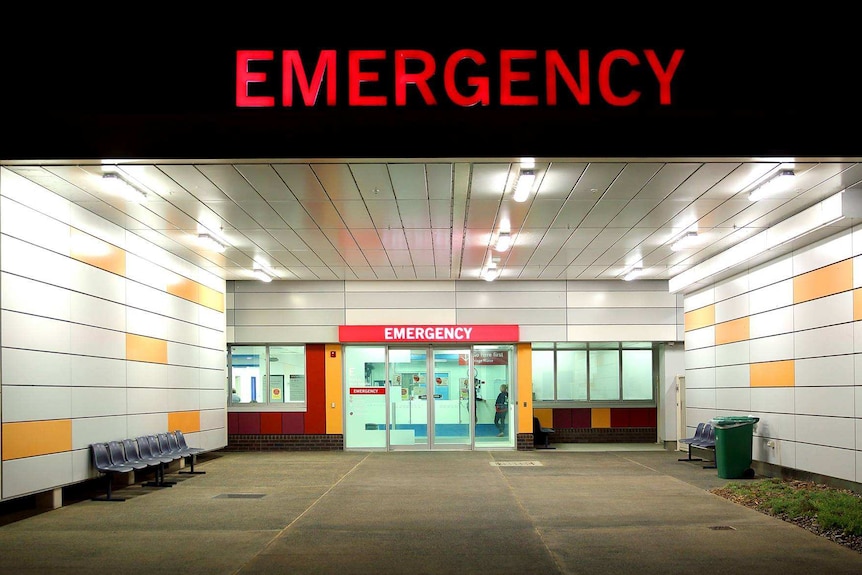 Emergency ward at Mackay Base Hospital.