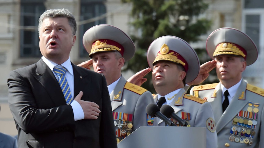 Ukraine Independence Day 2014 Petro Poroshenko