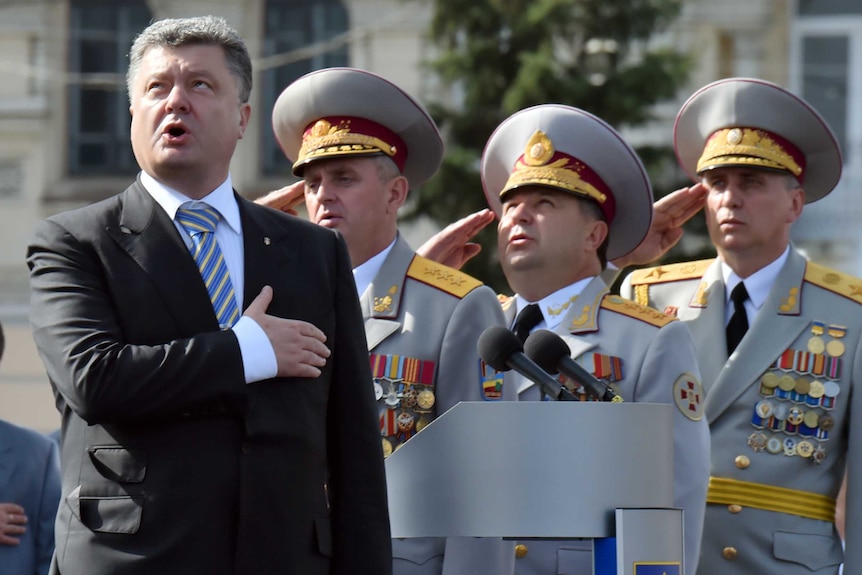 Ukraine Independence Day 2014 Petro Poroshenko