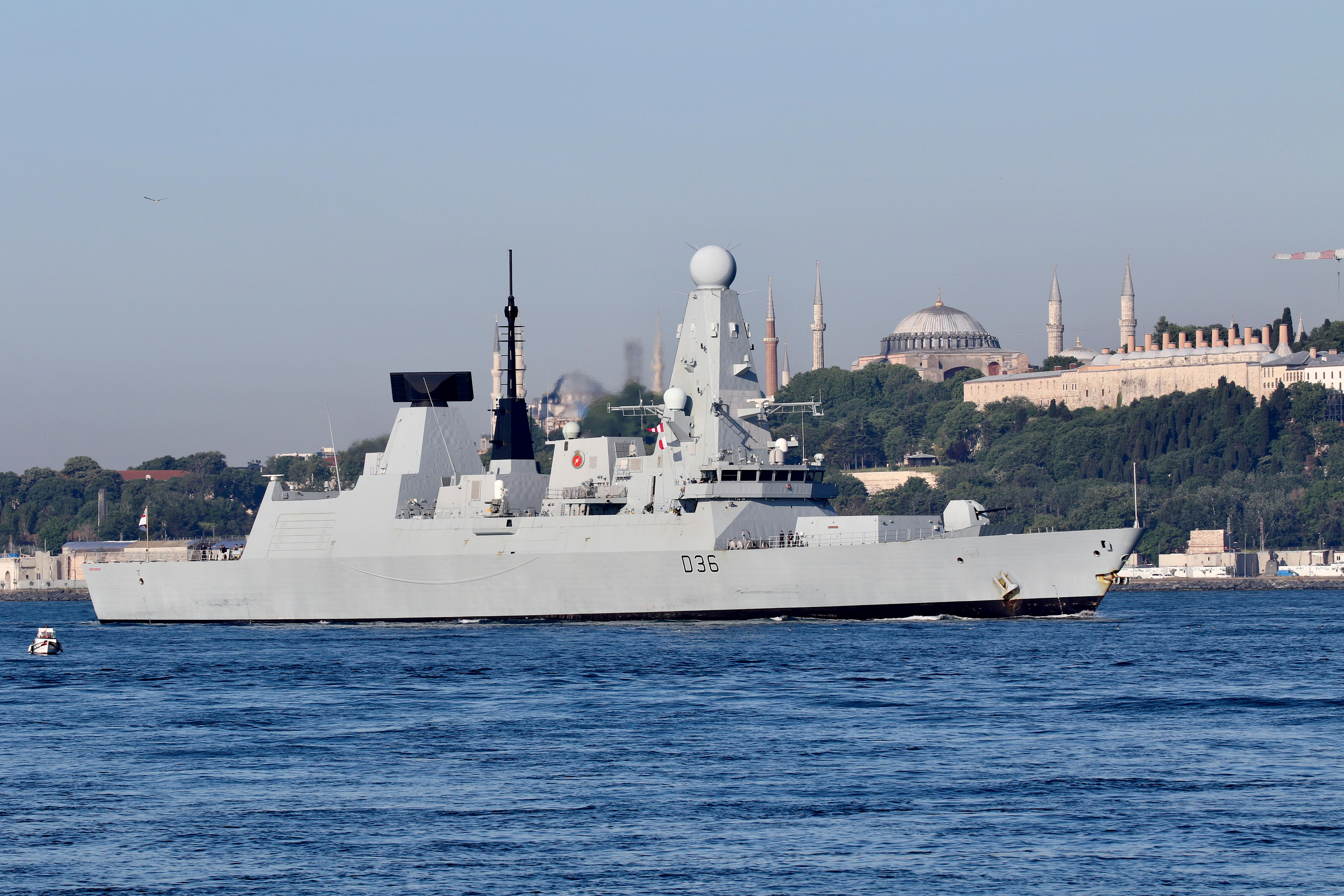 UK Denies Russian Claims Warning Shots Were Fired At British Warship ...