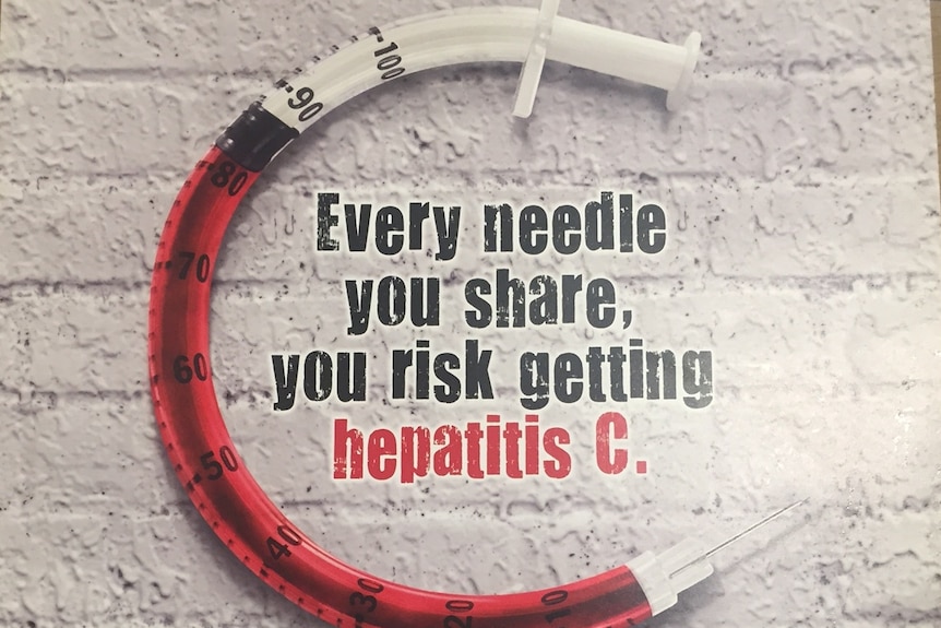 Advertisement for Hep C awareness