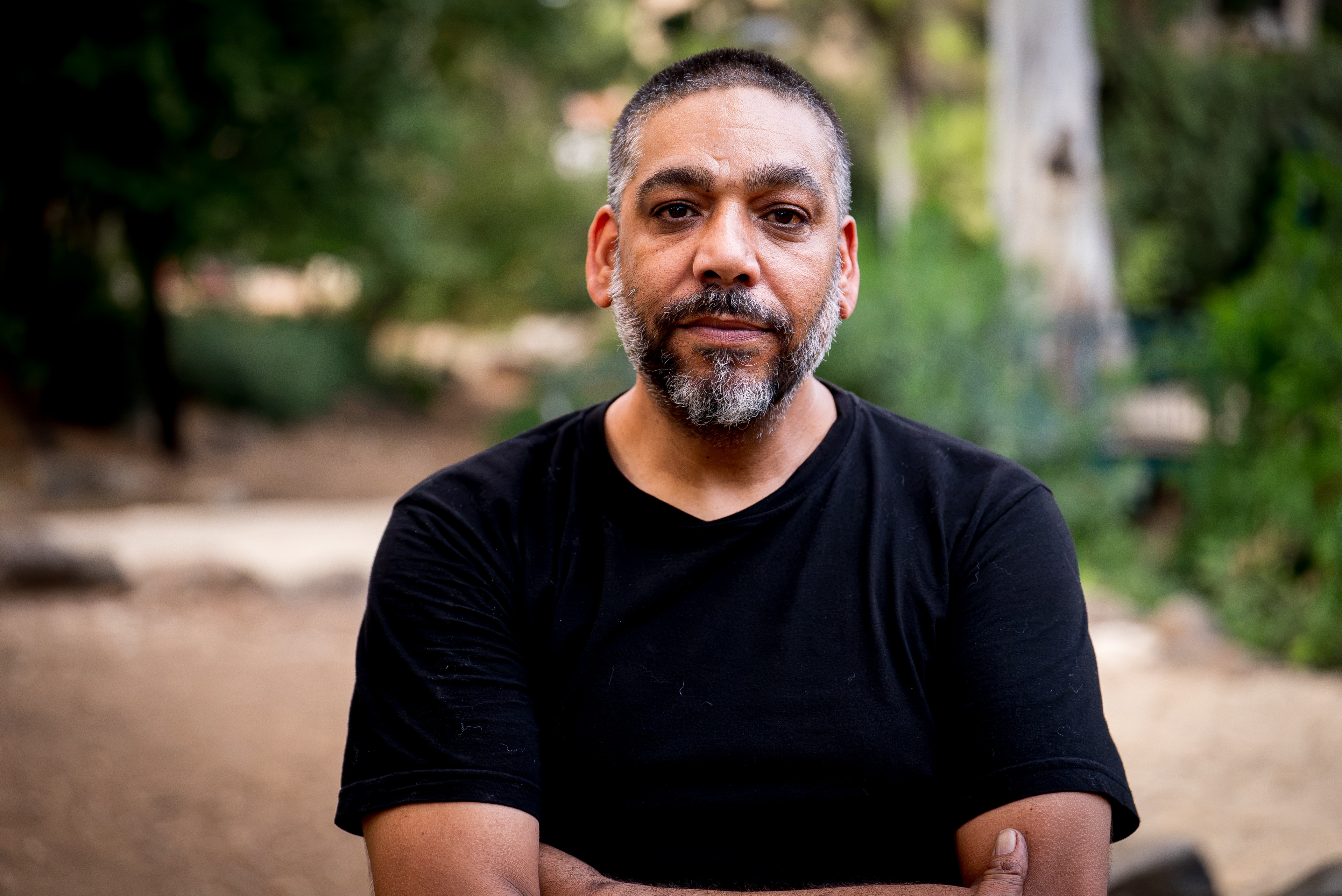 Yoav Sabbag, an Israeli man, wearing a black shirt.