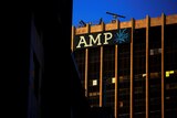 AMP building with logo.