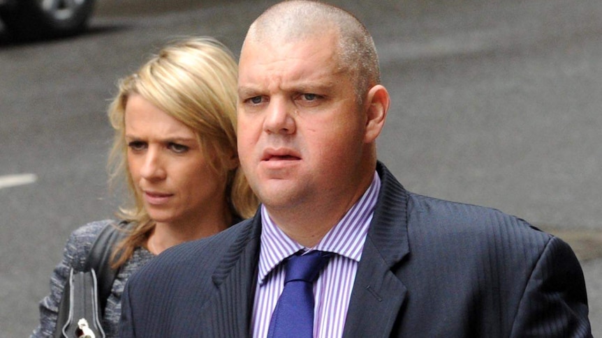 Nathan Tinkler arrives at the Supreme Court in Sydney.