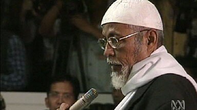 Abu Bakar Bashir ... to be freed next Wednesday. (File photo)