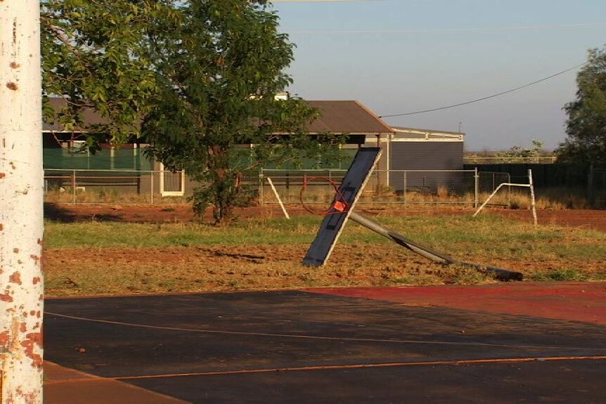 A neglected playground in the remote West Australian town of Djugeriri.