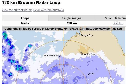 Storm radar image