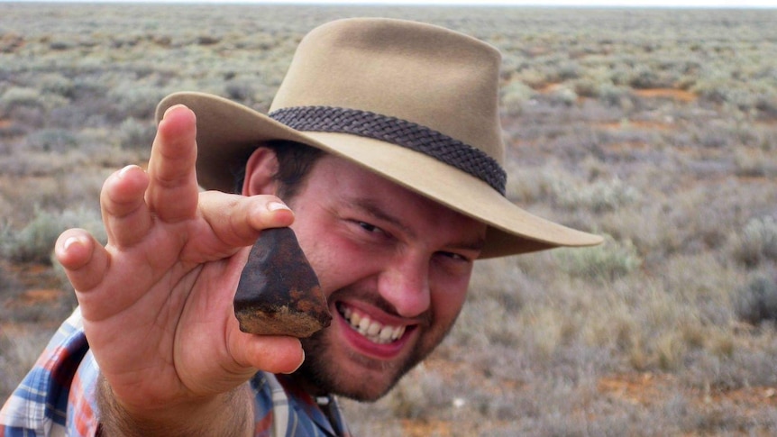 Alastair Tait's meteorite-hunting expedition to the Nullarbor was supported by a crowd-funding campaign.