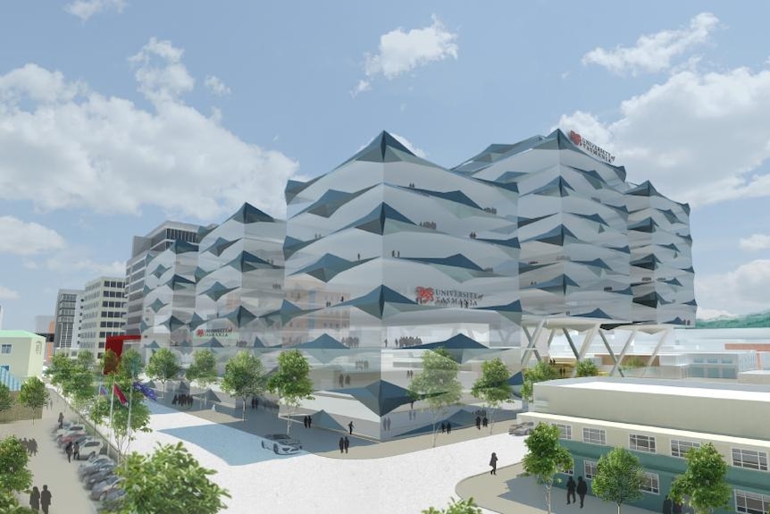 Artist's impression of UTAS STEM precinct vision