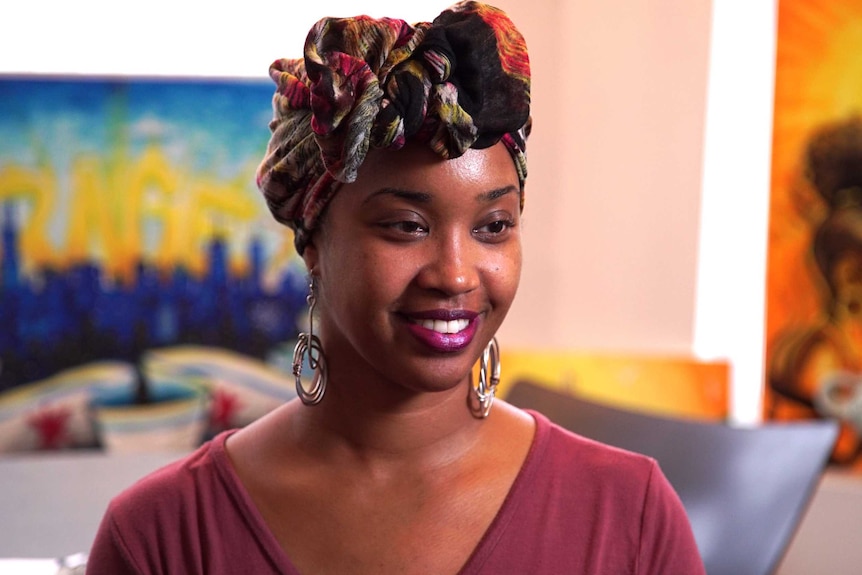 Tonika Johnson works as a volunteer to revive public spaces in Chicago's southside