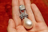 The Queen Marie Antoinette Pearl and diamond pendant.