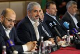 Hamas leader Khaled Meshaal announces the new policy changes.