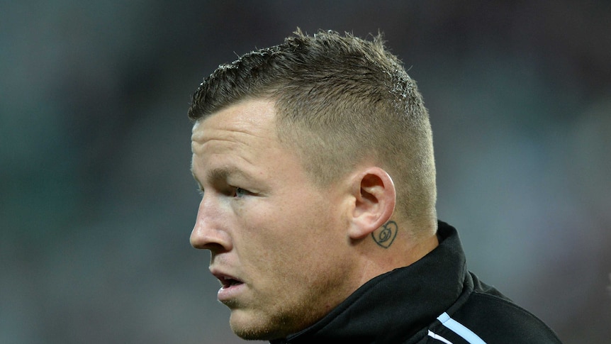 A profile picture of Todd Carney whose potential move to North Sydney Bears has been blocked by NRL club South Sydney Rabbitohs