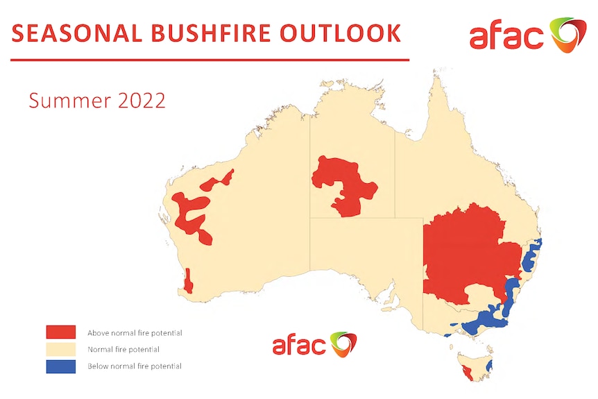 Summer bushfire forecast shows above average fire potential for grassland regions of inland Australia