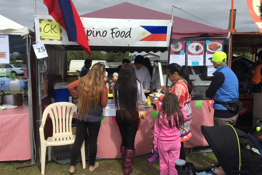 Food stall at Moonah Taste of the World Festival