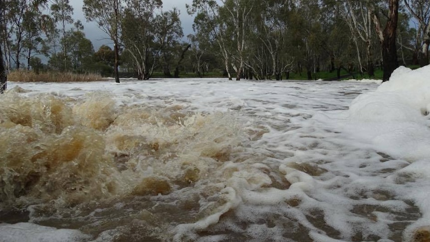 Raging water at Horsham