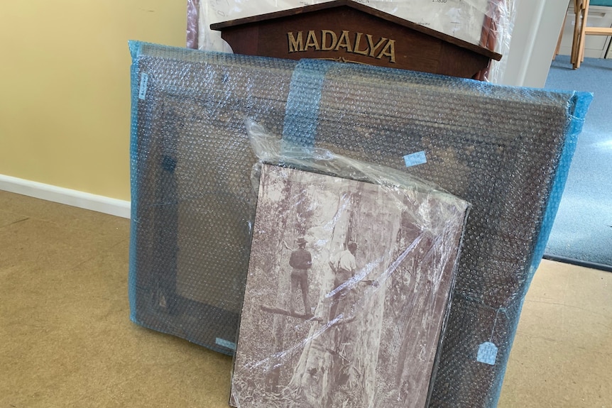 bubble wrapped frames.