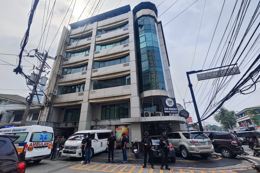 Exterior of a six-storey building.