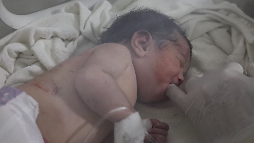 Baby born in rubble of Syria earthquake is named Aya and has new guardian, Turkey-Syria earthquake 2023