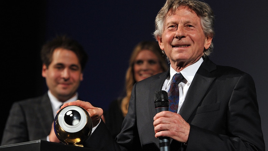 Roman Polanski accepts the lifetime achievement award of the Zurich Film Festival 2011