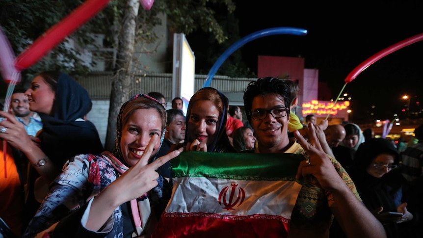 Iranians celebrate nuclear deal