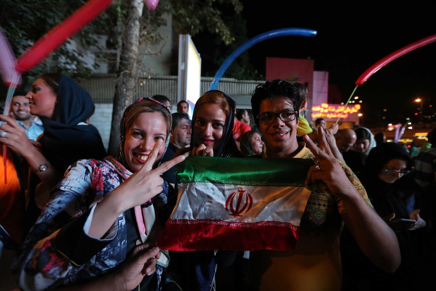 Iranians celebrate nuclear deal