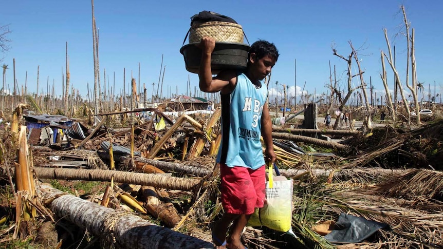 The devastation from Typhoon Bopha