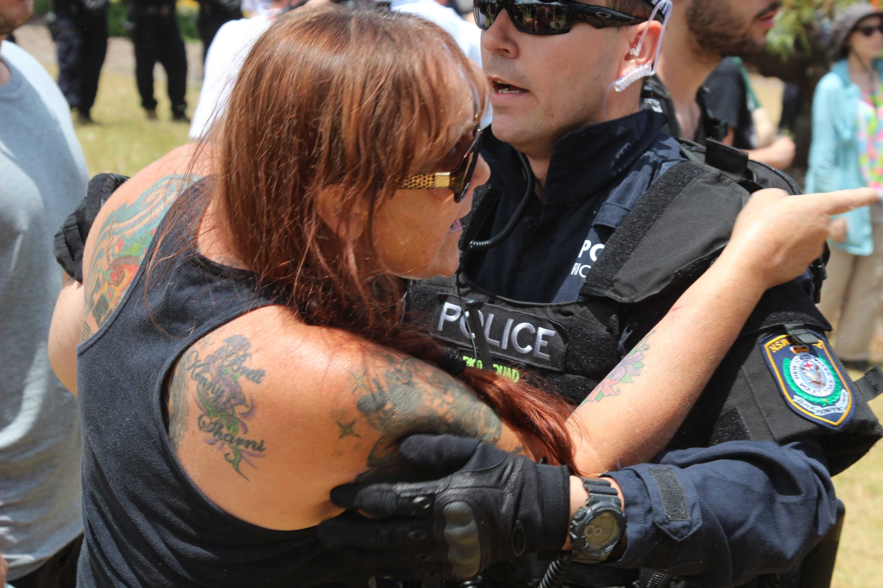 Behind the lines at Cronulla riots memorial protest - triple j