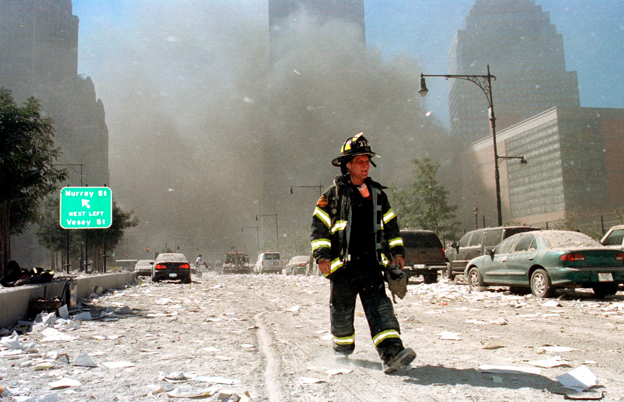 As the twin towers burned on September 11, hundreds of people became trapped in narrow stairwells - ABC News