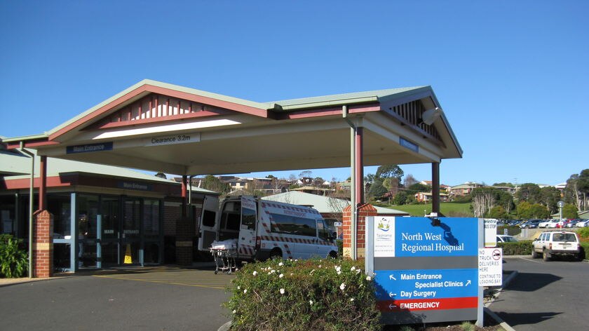 North-West Regional Hospital exterior, Burnie Tasmania.