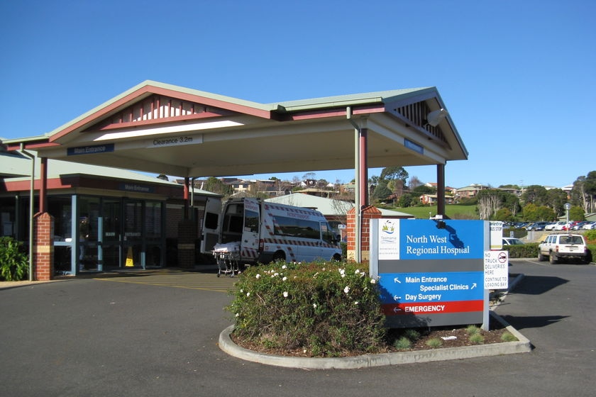 North-West Regional Hospital exterior, Burnie Tasmania