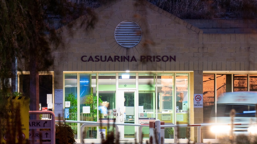 The exterior of Casuarina Prison in Western Australia