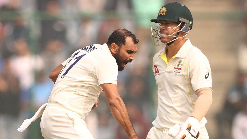 Live: Aussies lose three wickets in morning session on day one in Delhi