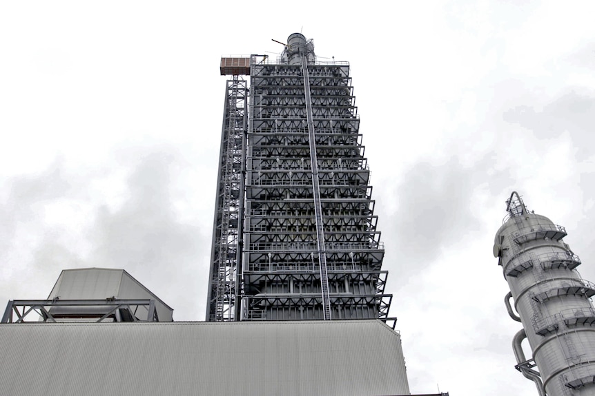 The Petra Nova power plant outside Houston, Texas.