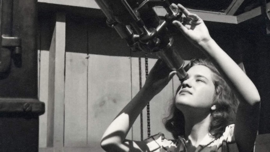 Vera Rubin as an astronomy student at Vassar College.