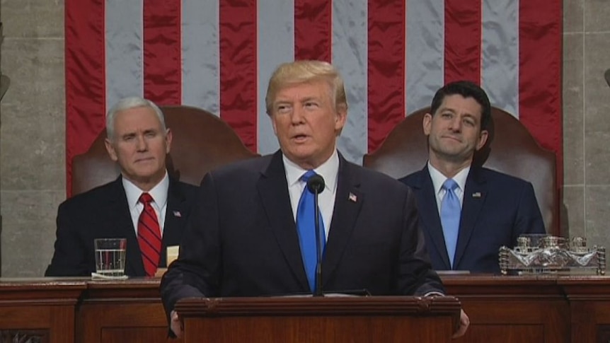 Mr Porter helped craft Mr Trump's well-received State of the Union address.