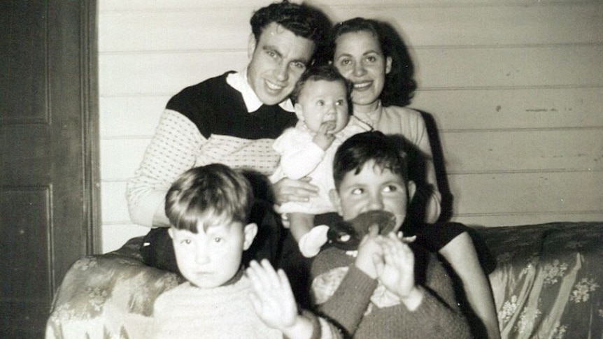 Martin with his wife and children.