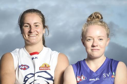 Emma Humphries and Ellyse Gamble picked for AFL