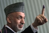Re-elected: the Afghan election process saw Mr Karzai win a second term