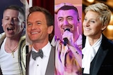 Macklemore, Neil Patrick Harris, Sam Smith and Ellen DeGeneres.