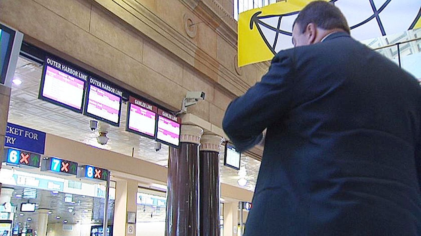Commuter Peter Amey sees Adelaide's rail problems on his daily journeys