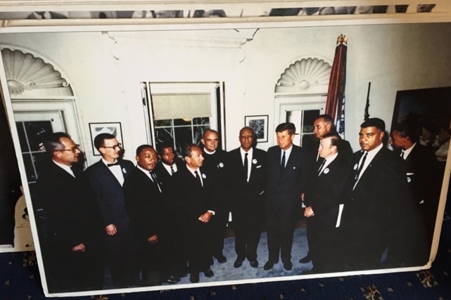 The organisers of March on Washington and president Kennedy