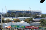 View of new Perth Stadium from the WACA