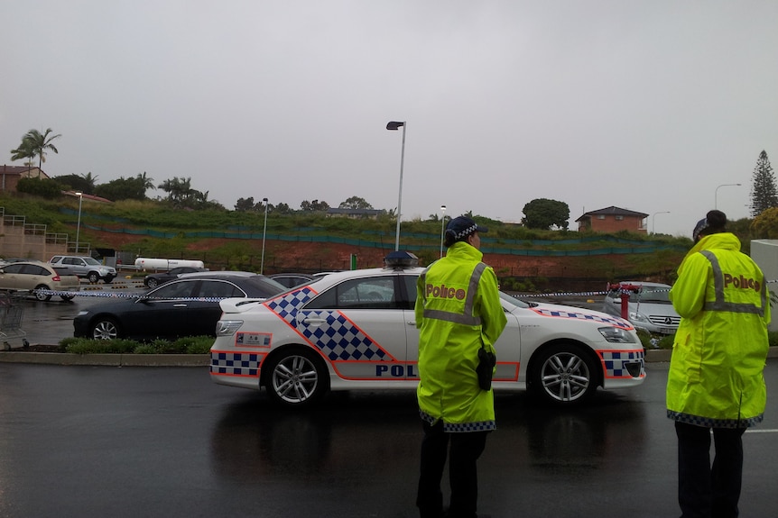 Shooting scene at Warrigal Square Shopping Centre