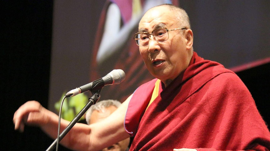 The Dalai Lama told a Brisbane audience his main message was always "love".